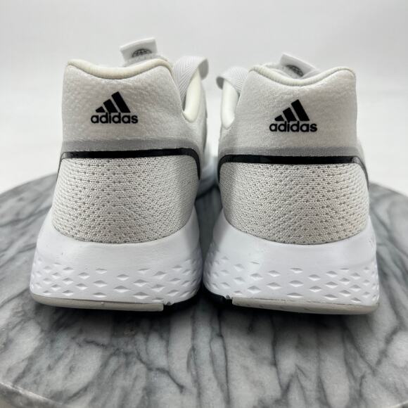 Adidas Womens 9 Running Shoes White Black Edge Lux 5 Athletic Sneakers Jogging - Picture 5 of 12